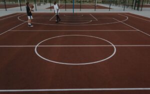 revêtement d’un terrain de basket