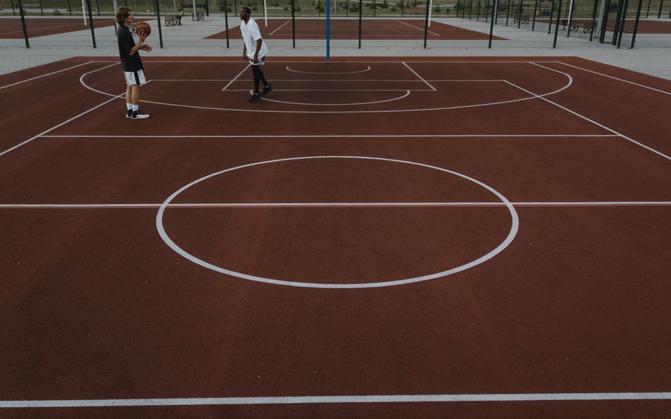 revêtement d’un terrain de basket